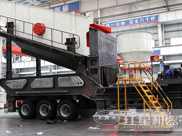 輪胎移動破石機(jī)械:配圓錐破 輪胎移動破石機(jī)械:配圓錐破