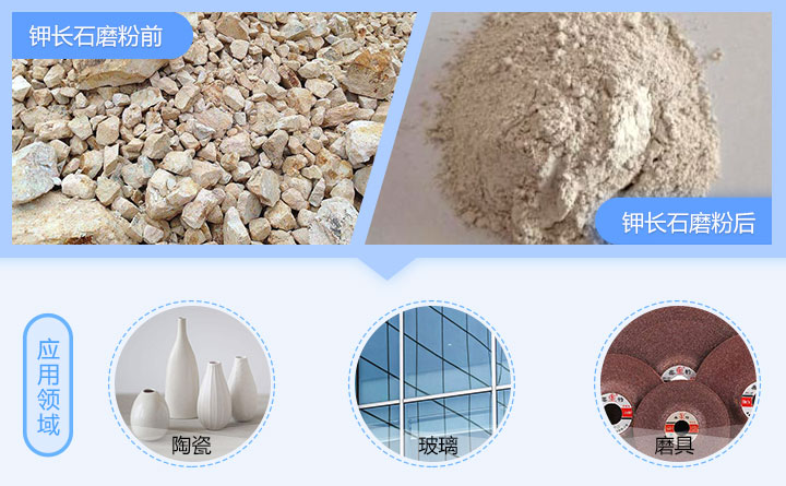 鉀長石雷蒙機用用領(lǐng)域 鉀長石雷蒙機用用領(lǐng)域