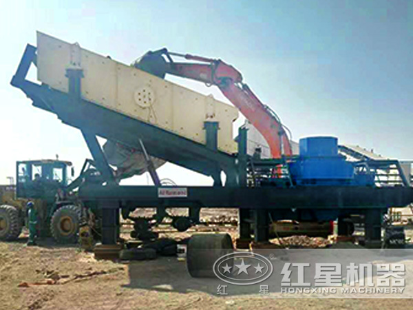 河南沖擊式移動(dòng)破碎站工作現(xiàn)場(chǎng) 河南沖擊式移動(dòng)破碎站工作現(xiàn)場(chǎng)