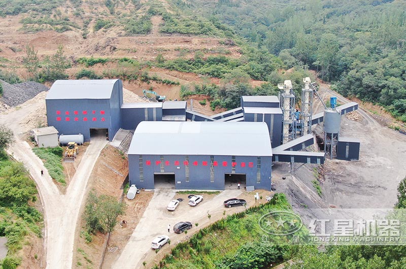 大型山石制砂機(jī)生產(chǎn)線全景圖 大型山石制砂機(jī)生產(chǎn)線全景圖
