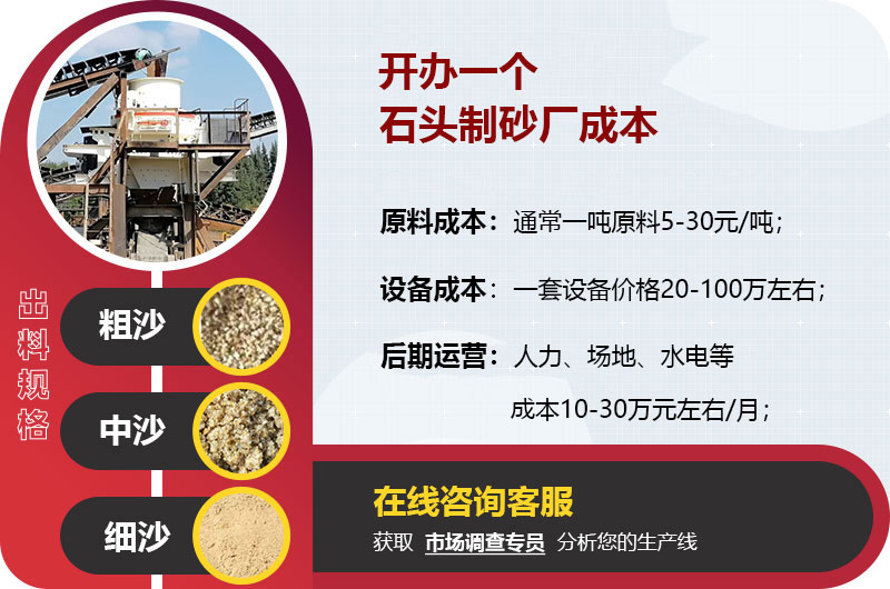 辦一個(gè)石頭制砂廠成本 辦一個(gè)石頭制砂廠成本