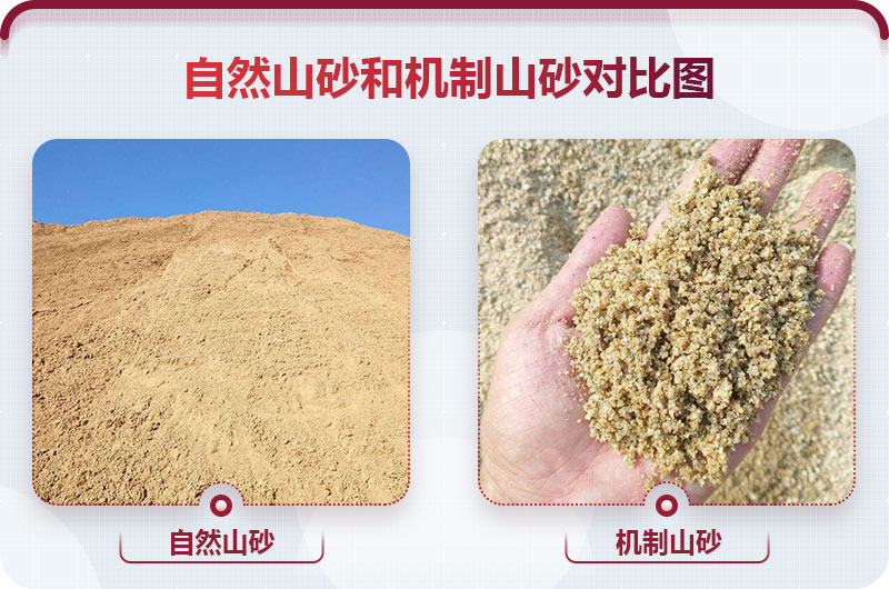自然山砂和機(jī)制山砂對(duì)比圖 自然山砂和機(jī)制山砂對(duì)比圖