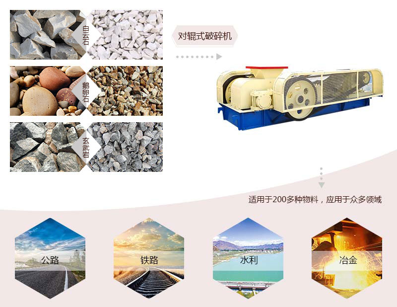 對(duì)輥式破碎機(jī)用途 對(duì)輥式破碎機(jī)用途