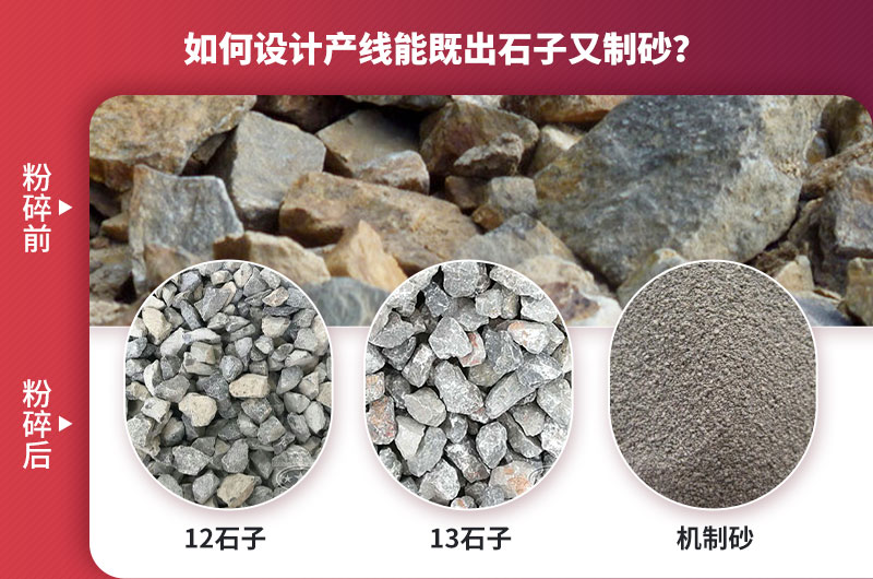 如何設(shè)計(jì)產(chǎn)線出石子又制砂 如何設(shè)計(jì)產(chǎn)線出石子又制砂
